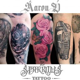 Aaron V tattoo extravaganza