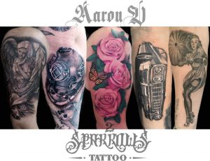 Aaron V tattoo extravaganza