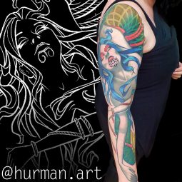 Mikey Hurman tattoo extravaganza