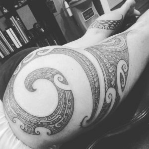 Taryn 'Te Uira' Beri tattoo extravaganza