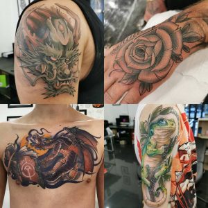Toby Aldridge tattoo extravaganza